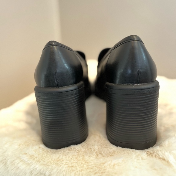 NWOT Just Fab Daria Chunky Heeled Loafer 8 - Picture 4 of 7